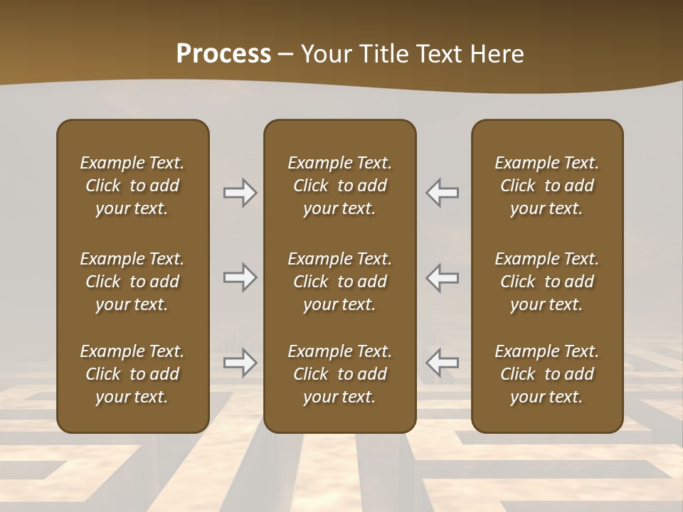 Labyrinth Search Discovery PowerPoint Template