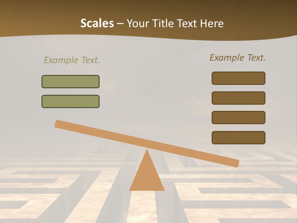 Labyrinth Search Discovery PowerPoint Template