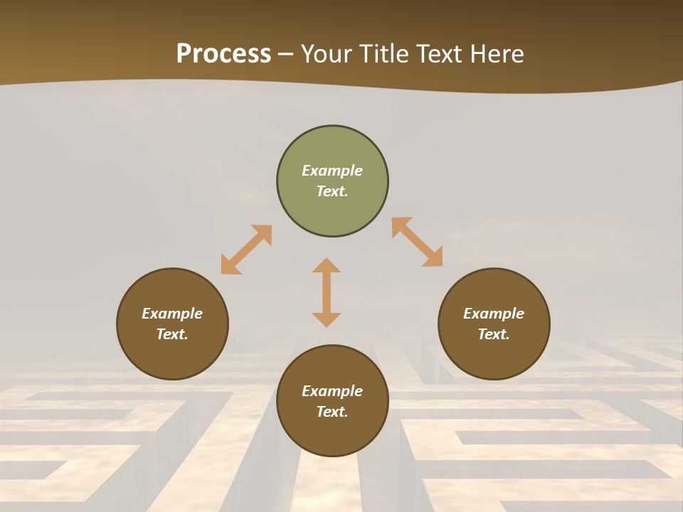 Labyrinth Search Discovery PowerPoint Template
