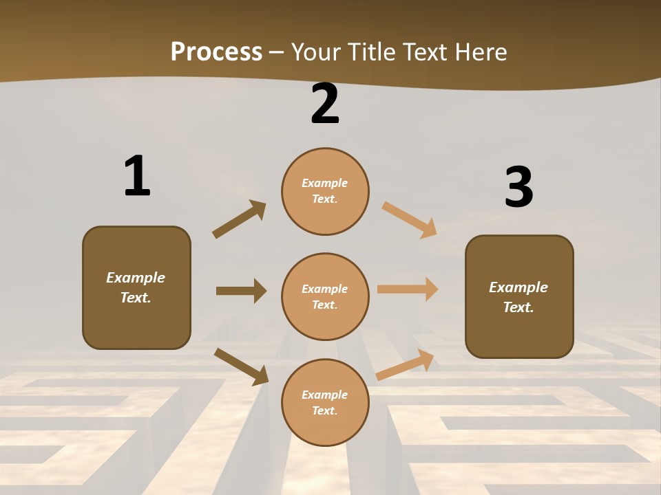 Labyrinth Search Discovery PowerPoint Template