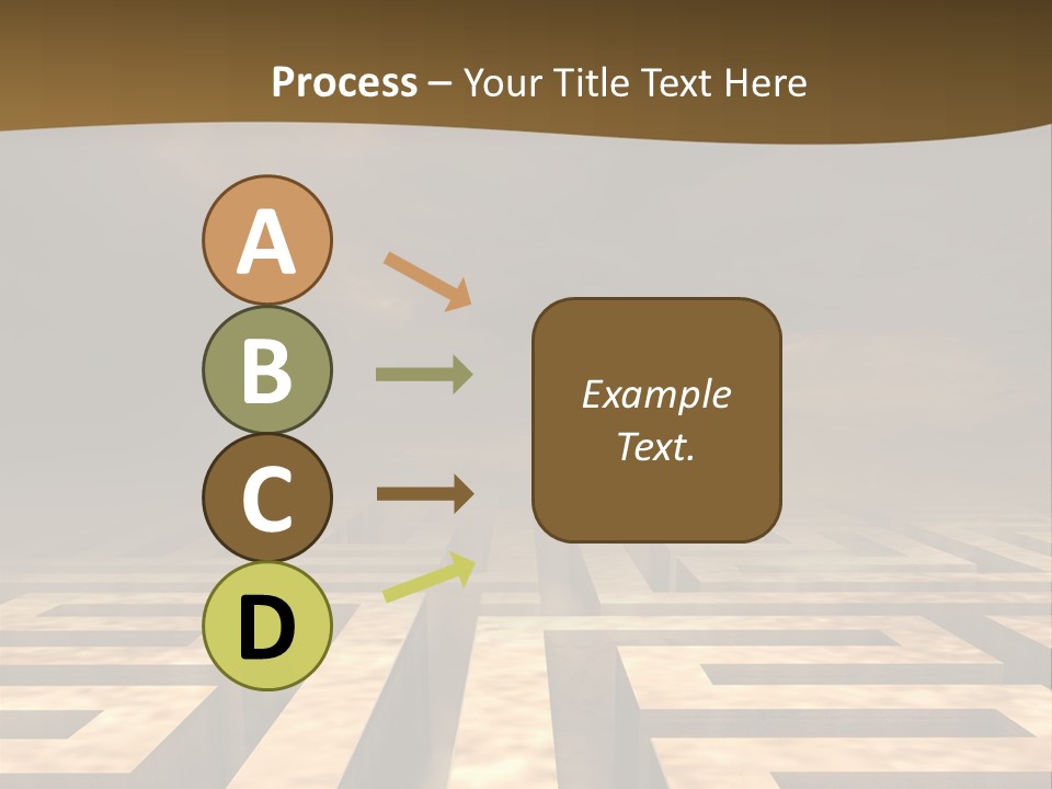 Labyrinth Search Discovery PowerPoint Template