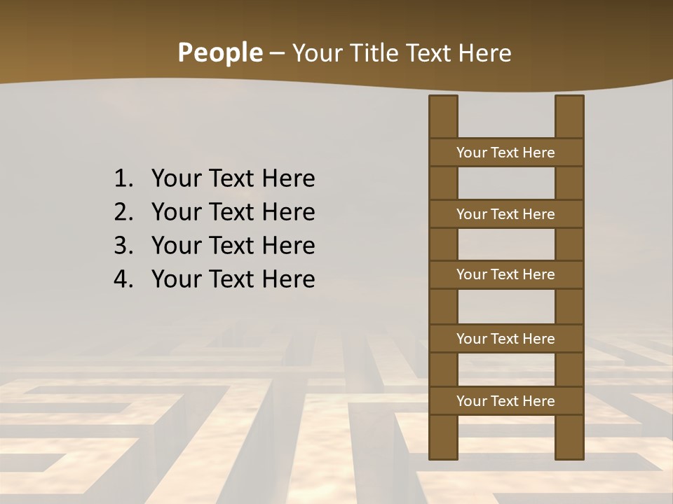 Labyrinth Search Discovery PowerPoint Template