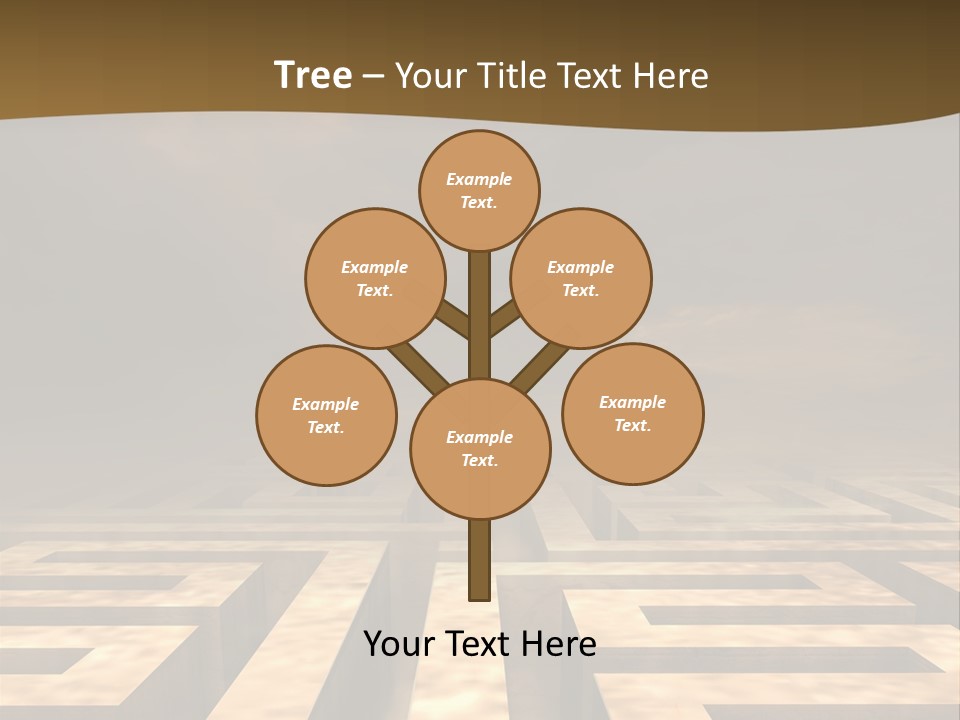 Labyrinth Search Discovery PowerPoint Template