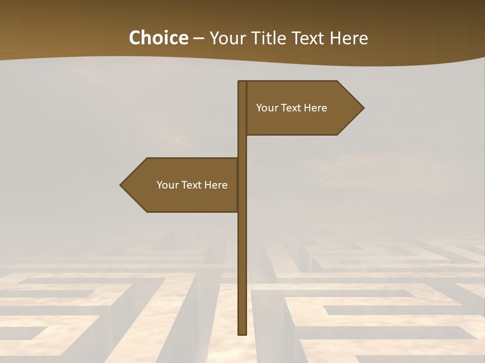 Labyrinth Search Discovery PowerPoint Template