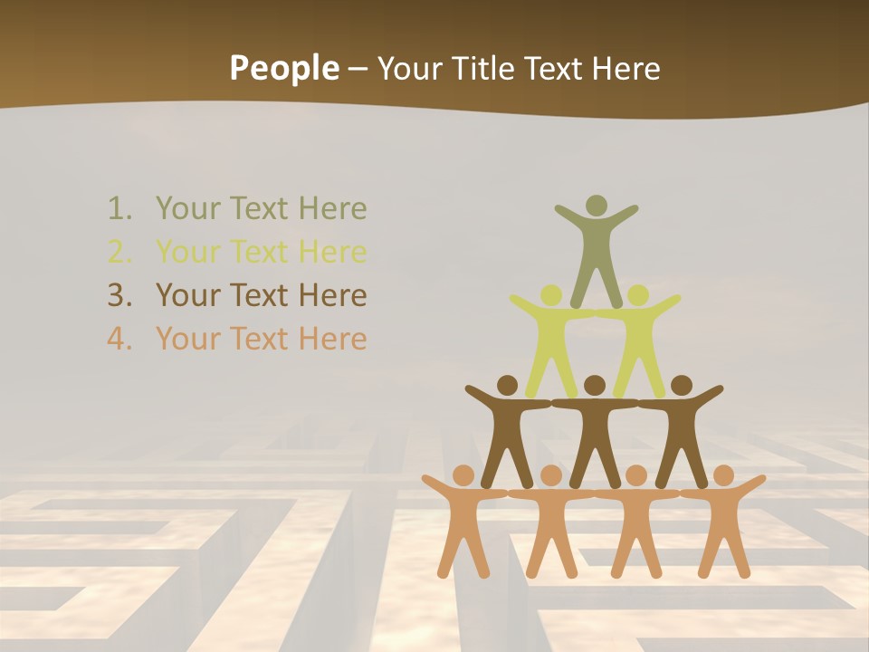 Labyrinth Search Discovery PowerPoint Template