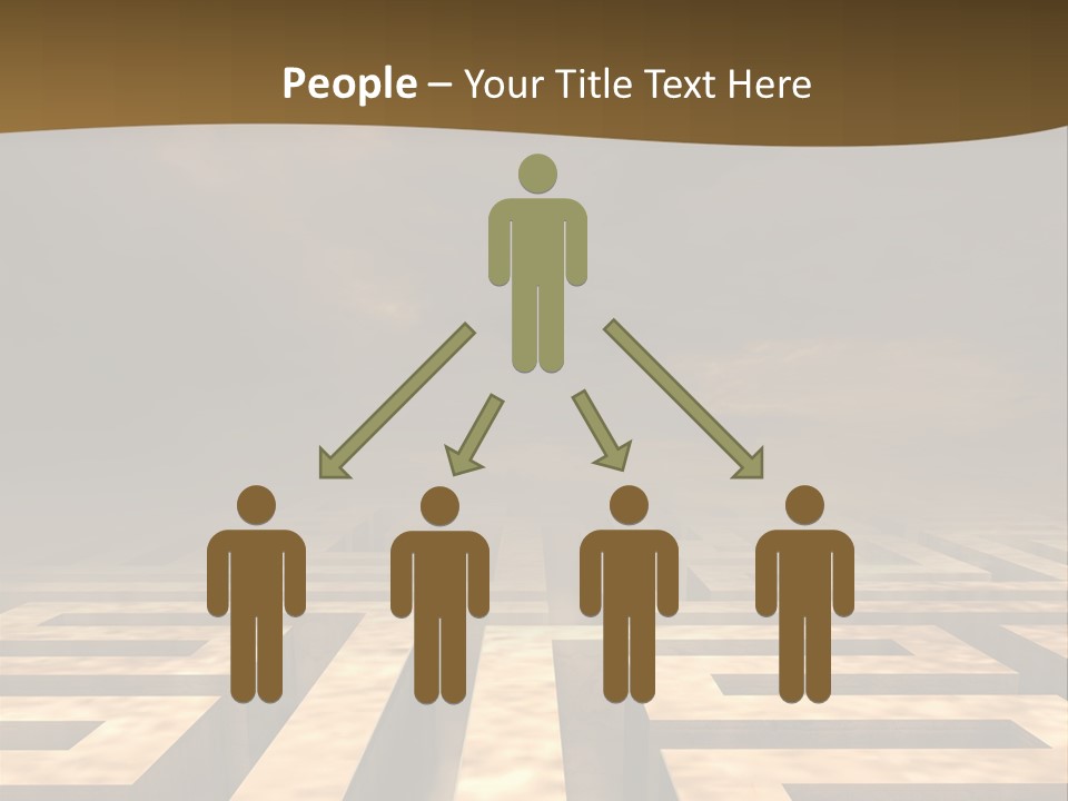 Labyrinth Search Discovery PowerPoint Template