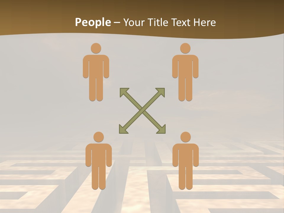 Labyrinth Search Discovery PowerPoint Template