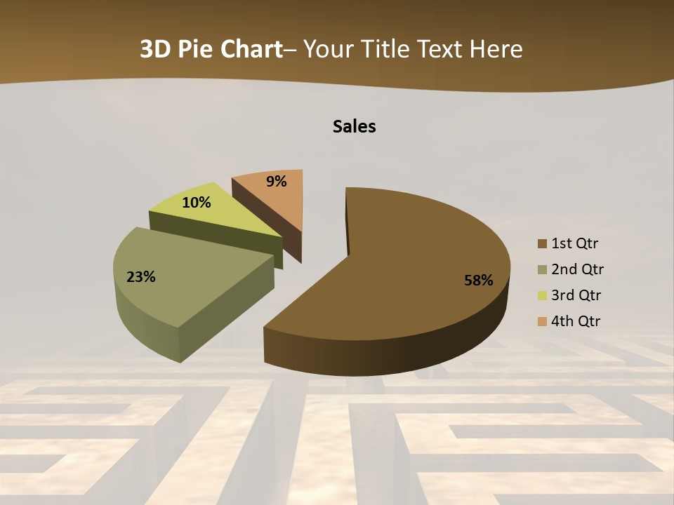 Labyrinth Search Discovery PowerPoint Template