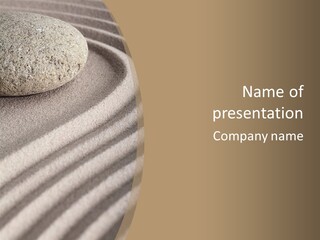 Pattern Sand Simplicity PowerPoint Template