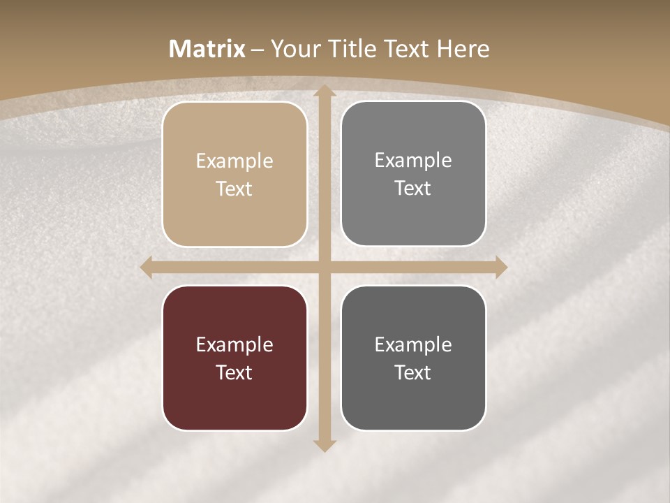 Pattern Sand Simplicity PowerPoint Template