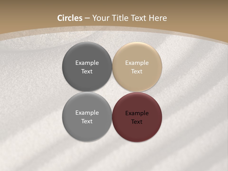 Pattern Sand Simplicity PowerPoint Template