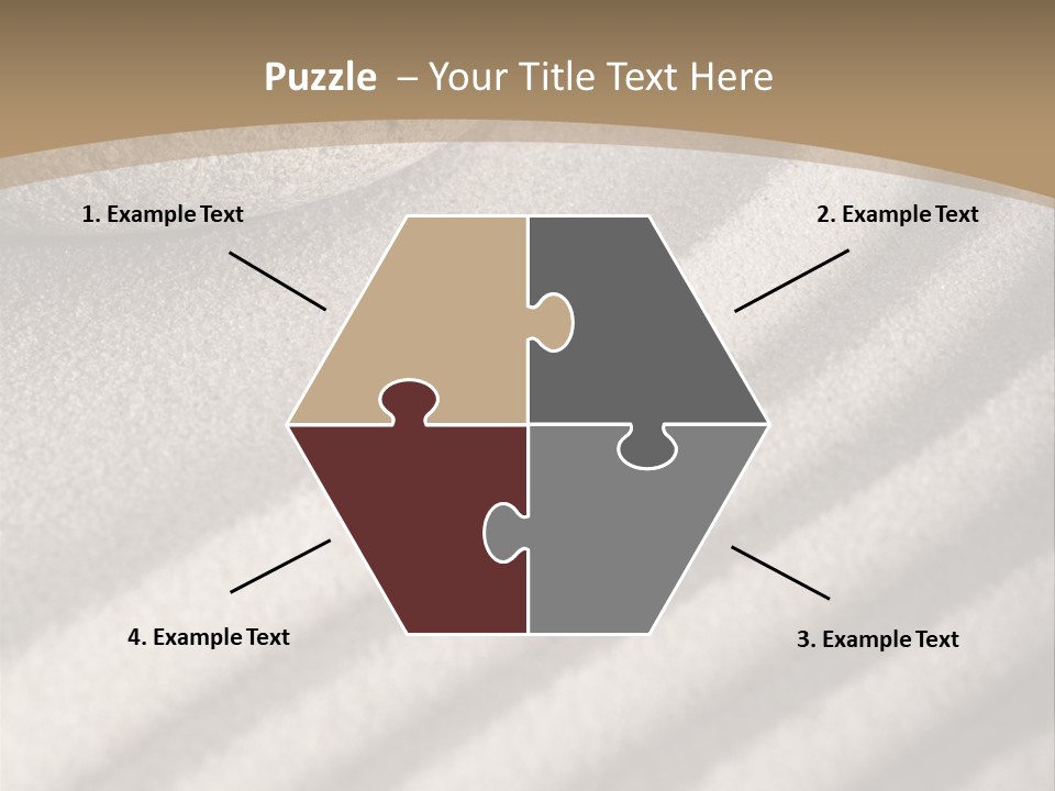 Pattern Sand Simplicity PowerPoint Template