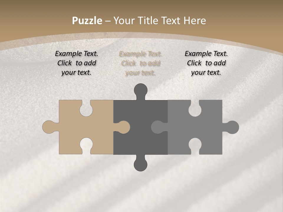 Pattern Sand Simplicity PowerPoint Template