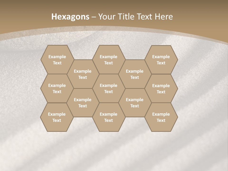 Pattern Sand Simplicity PowerPoint Template