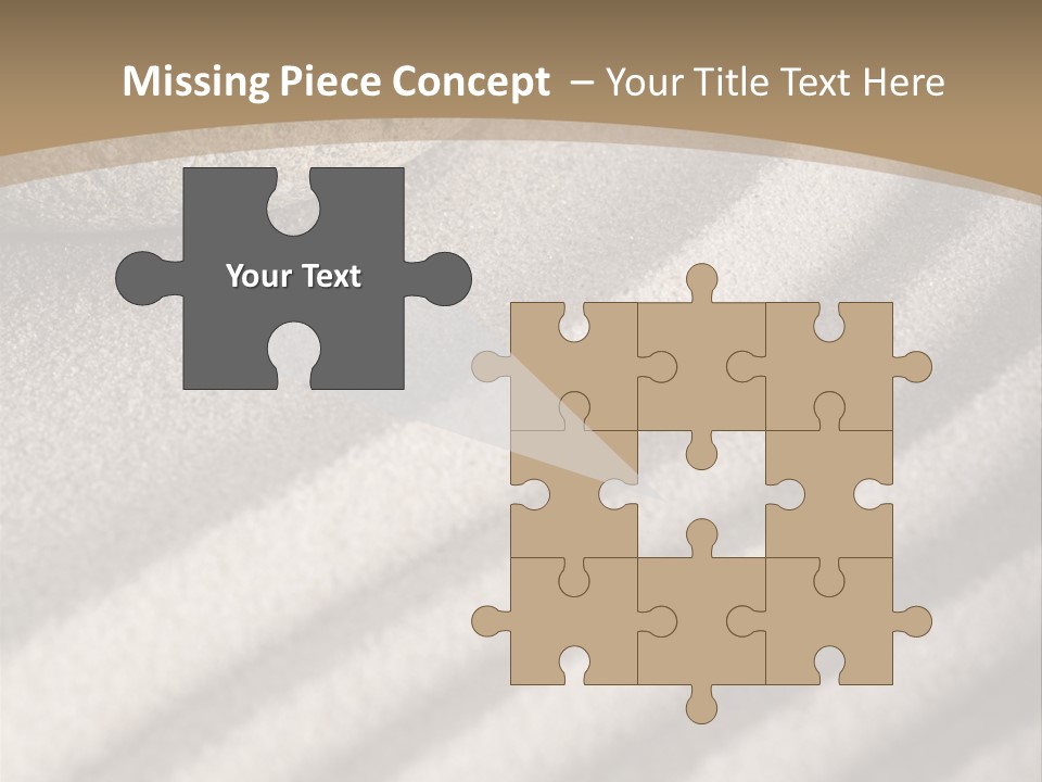 Pattern Sand Simplicity PowerPoint Template