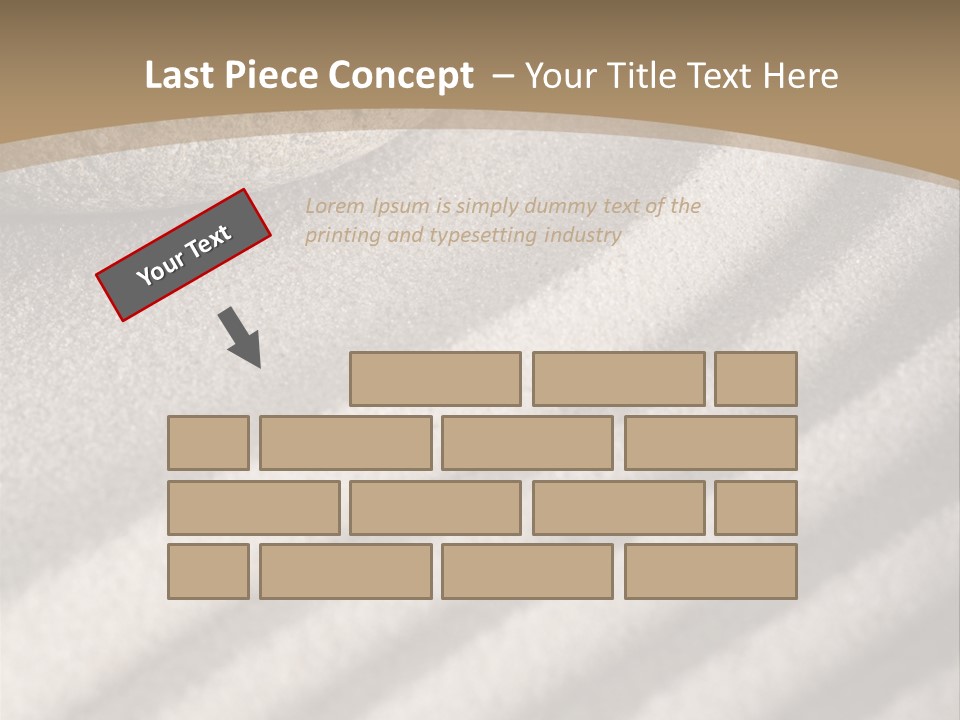 Pattern Sand Simplicity PowerPoint Template