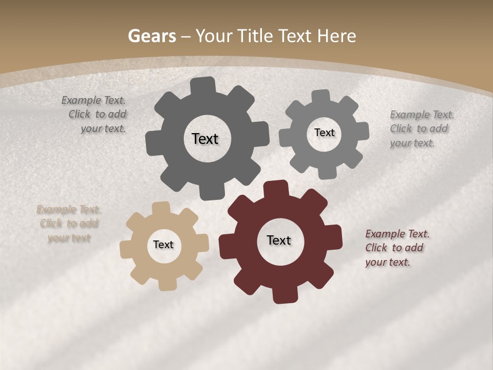 Pattern Sand Simplicity PowerPoint Template