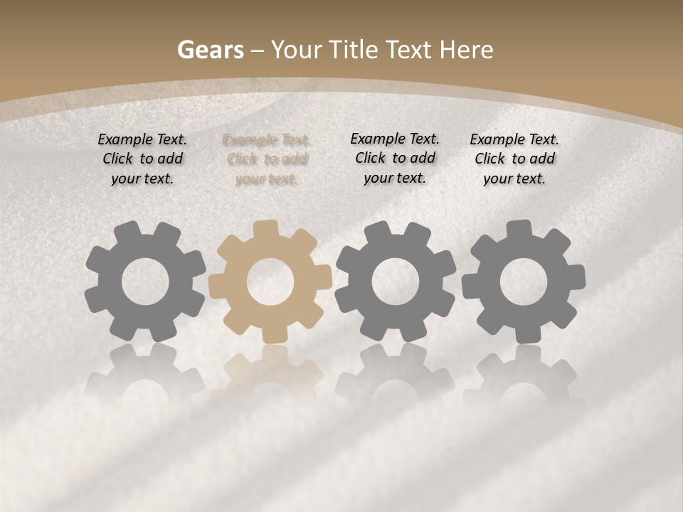 Pattern Sand Simplicity PowerPoint Template