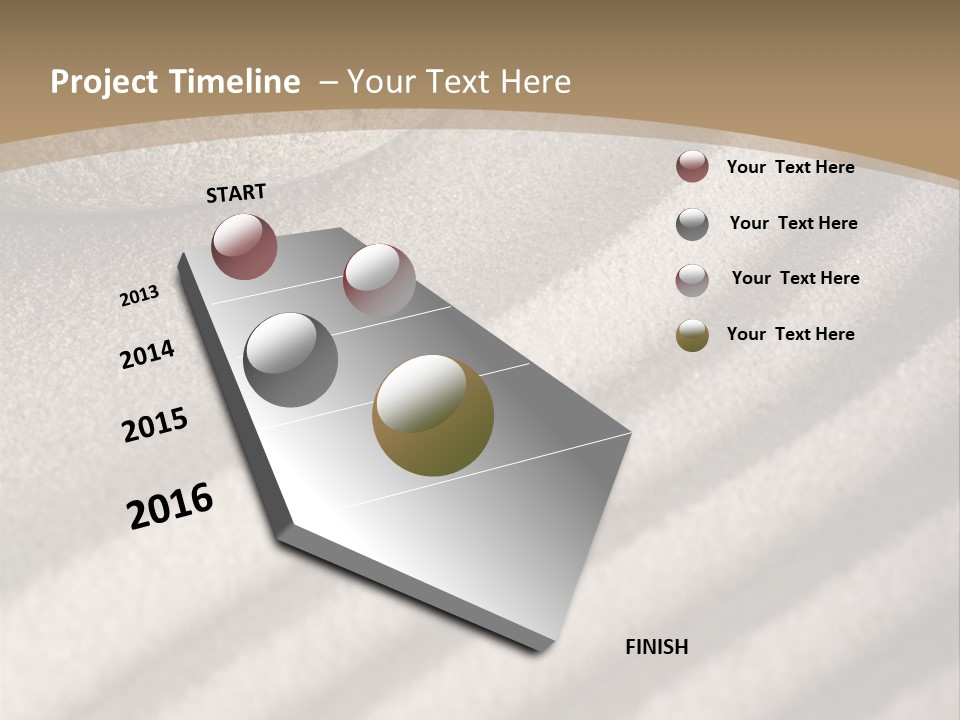 Pattern Sand Simplicity PowerPoint Template