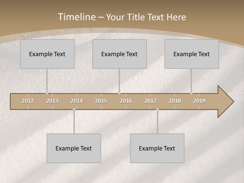 Pattern Sand Simplicity PowerPoint Template