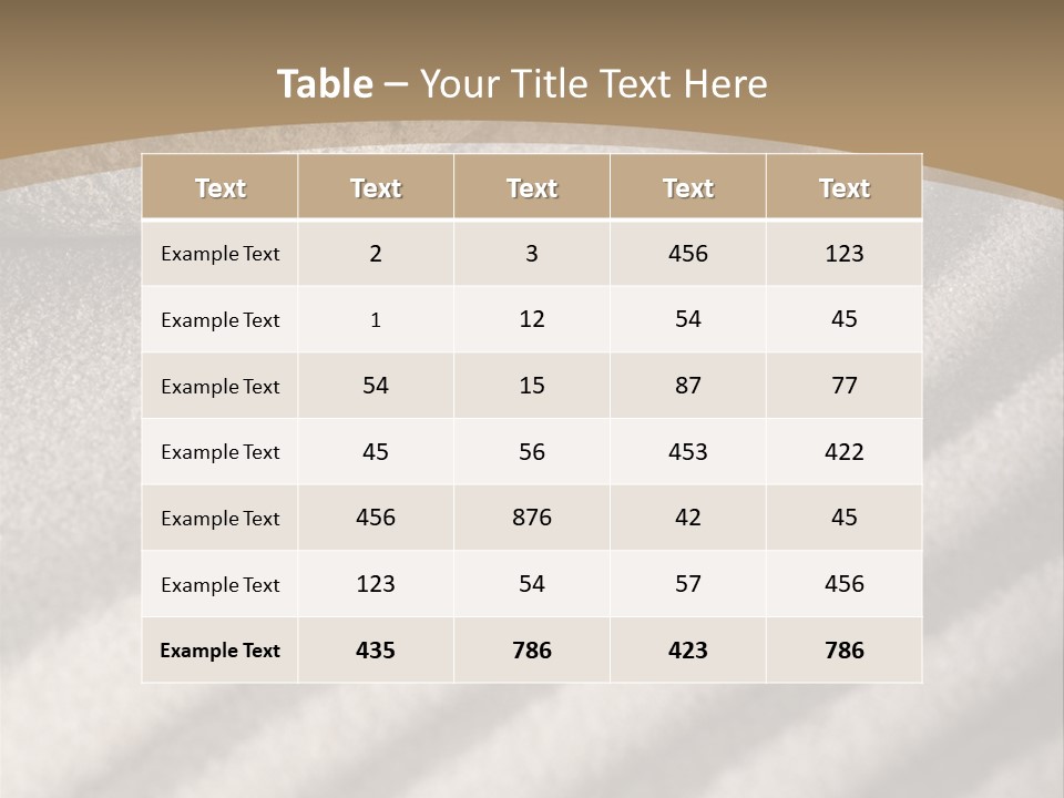 Pattern Sand Simplicity PowerPoint Template