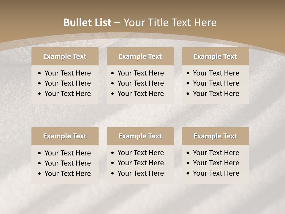 Pattern Sand Simplicity PowerPoint Template
