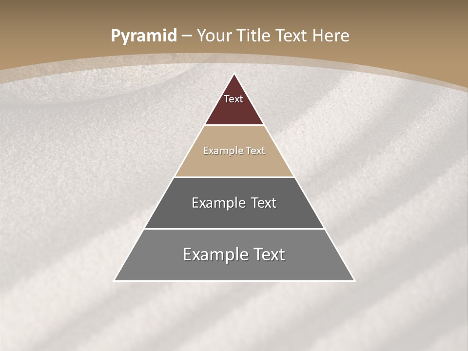 Pattern Sand Simplicity PowerPoint Template