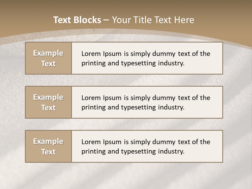 Pattern Sand Simplicity PowerPoint Template