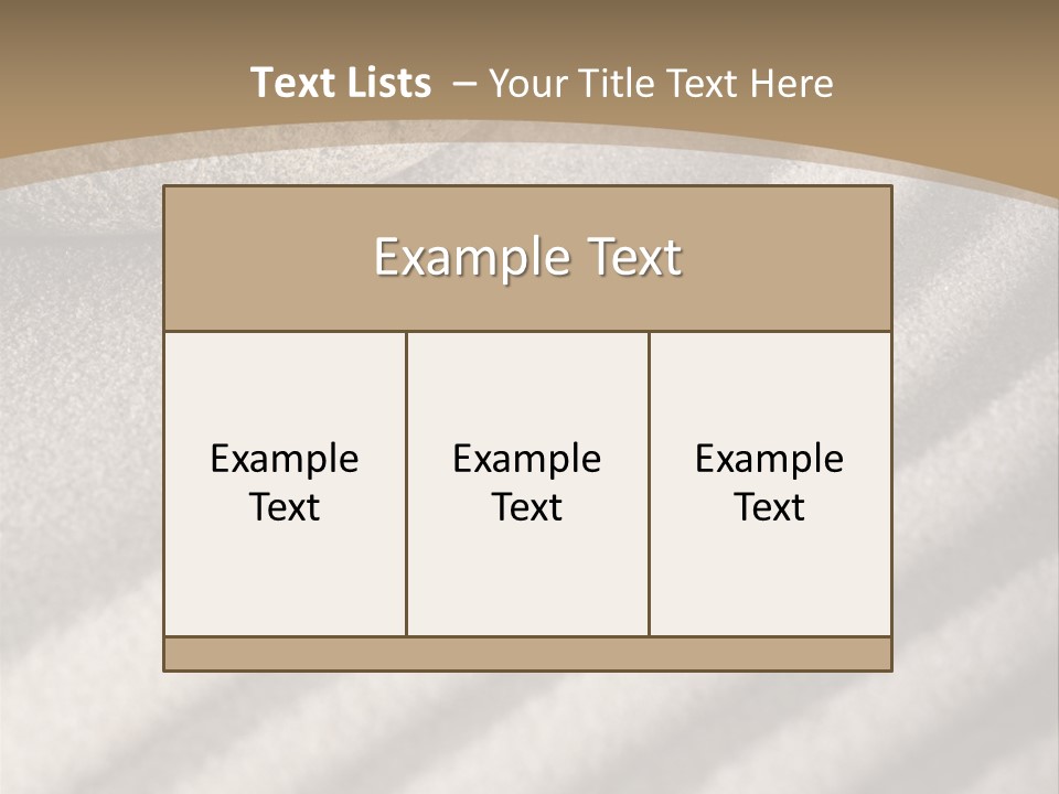 Pattern Sand Simplicity PowerPoint Template