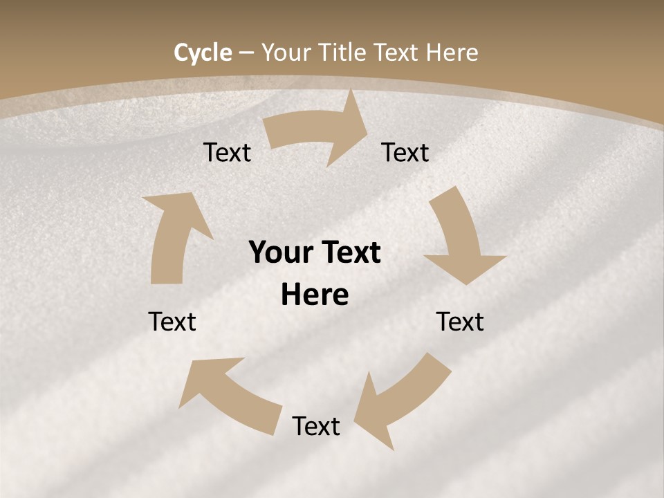 Pattern Sand Simplicity PowerPoint Template