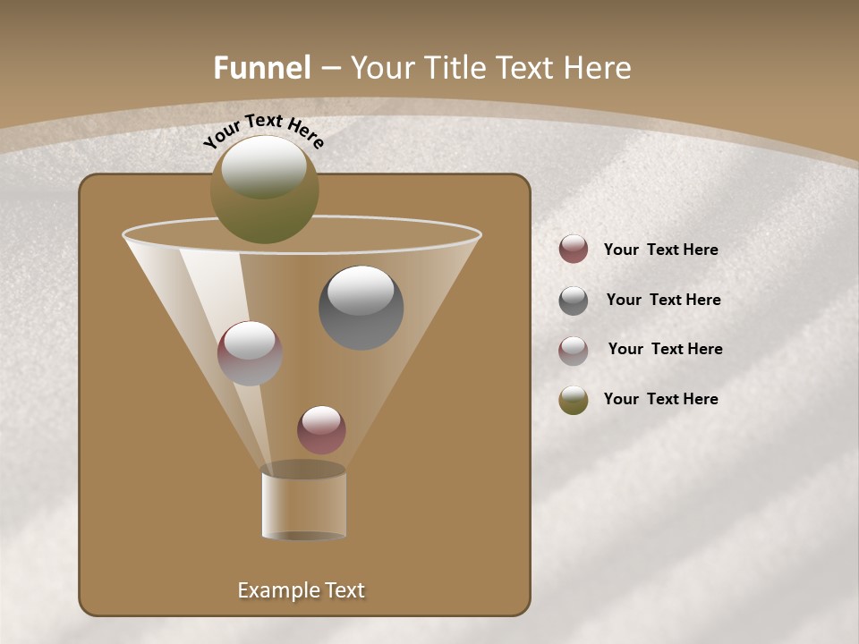 Pattern Sand Simplicity PowerPoint Template