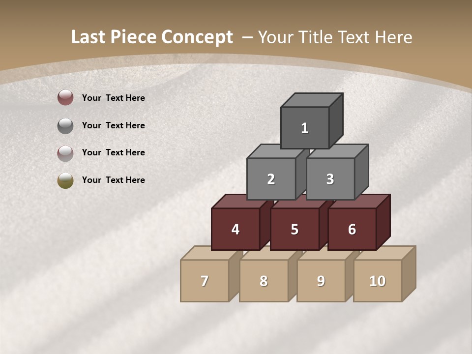 Pattern Sand Simplicity PowerPoint Template