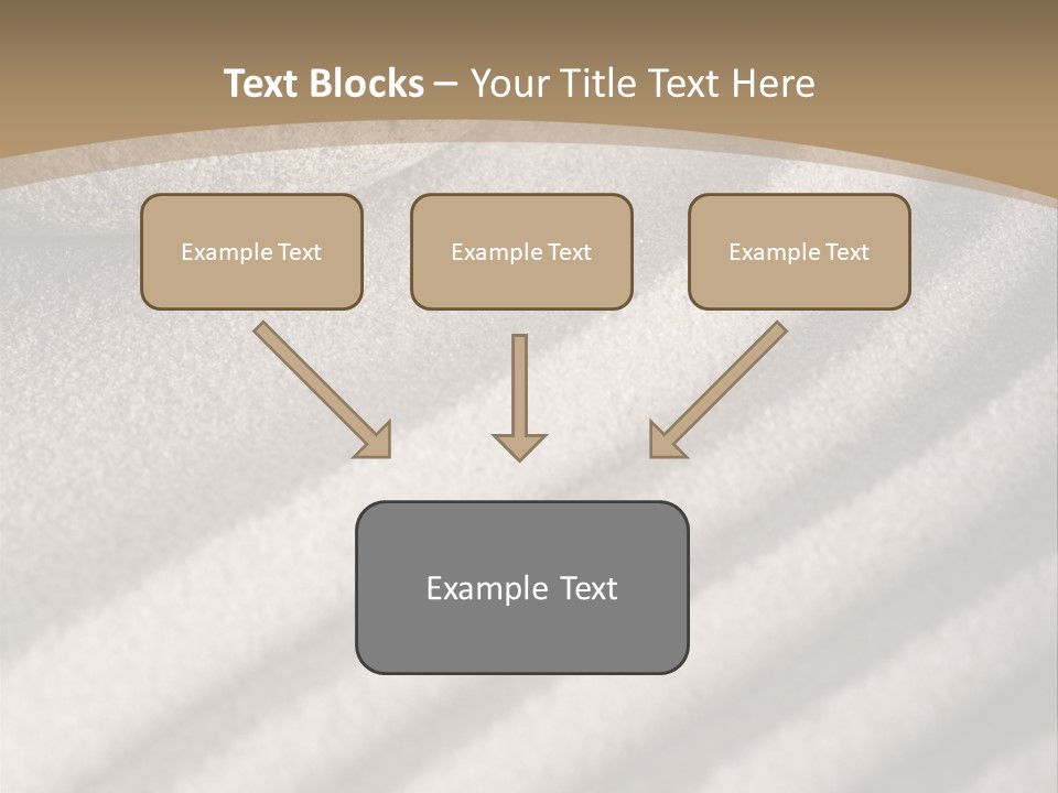 Pattern Sand Simplicity PowerPoint Template