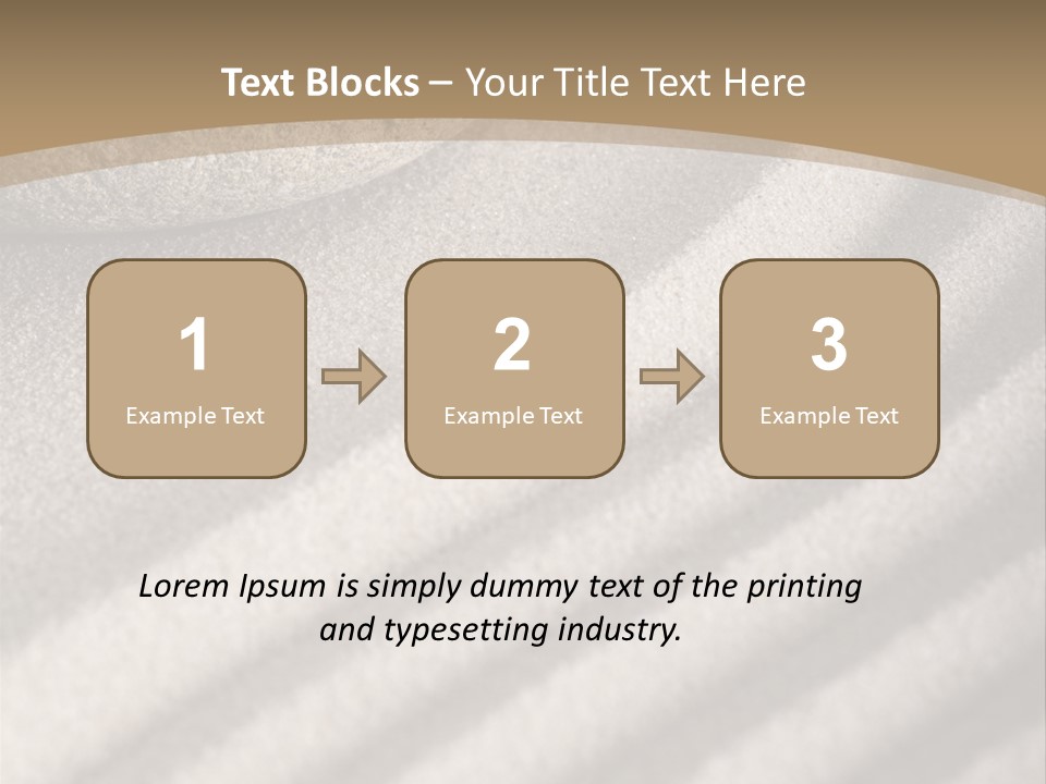 Pattern Sand Simplicity PowerPoint Template