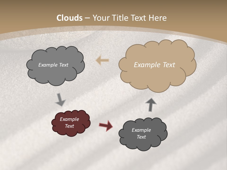 Pattern Sand Simplicity PowerPoint Template