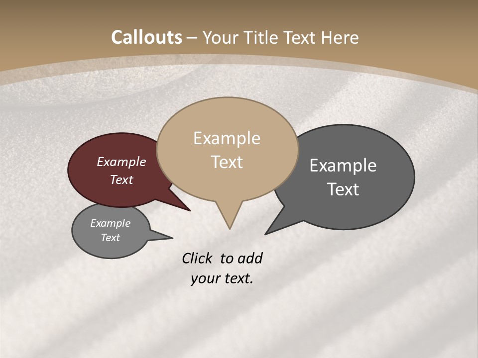Pattern Sand Simplicity PowerPoint Template