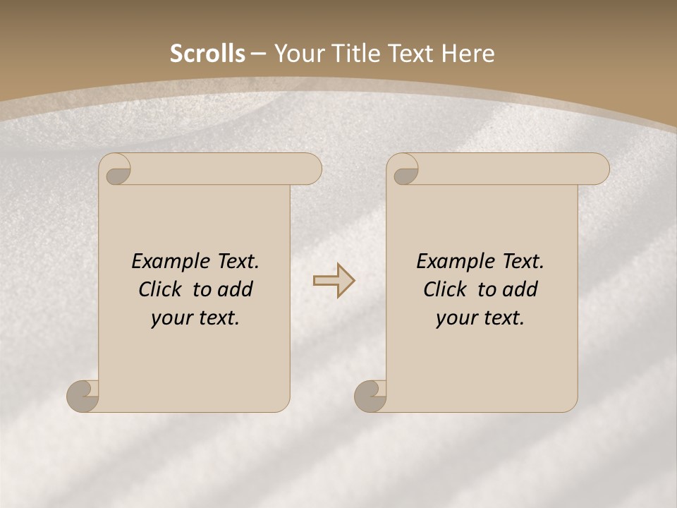 Pattern Sand Simplicity PowerPoint Template