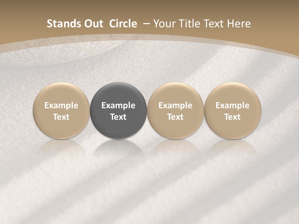 Pattern Sand Simplicity PowerPoint Template