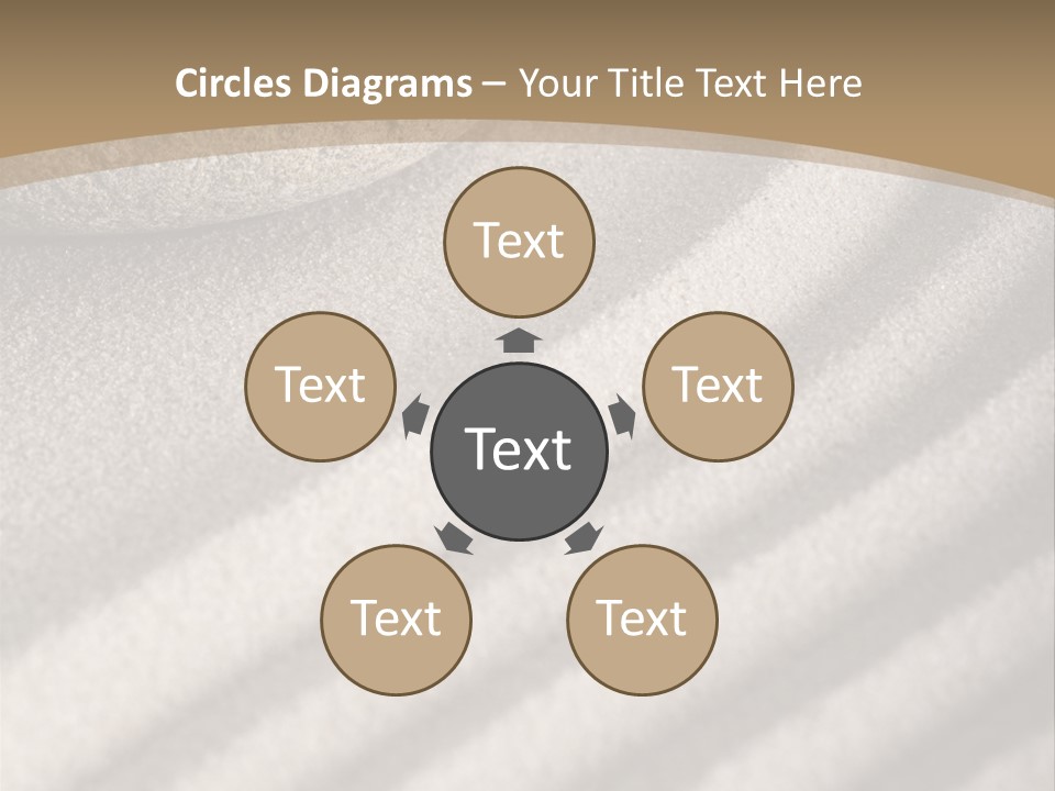 Pattern Sand Simplicity PowerPoint Template