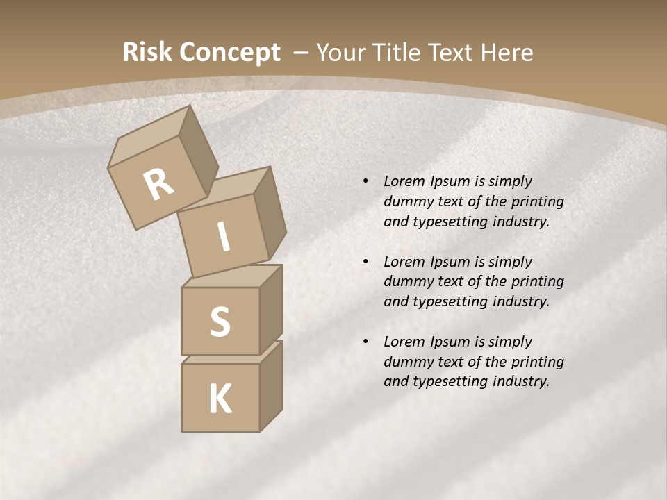 Pattern Sand Simplicity PowerPoint Template