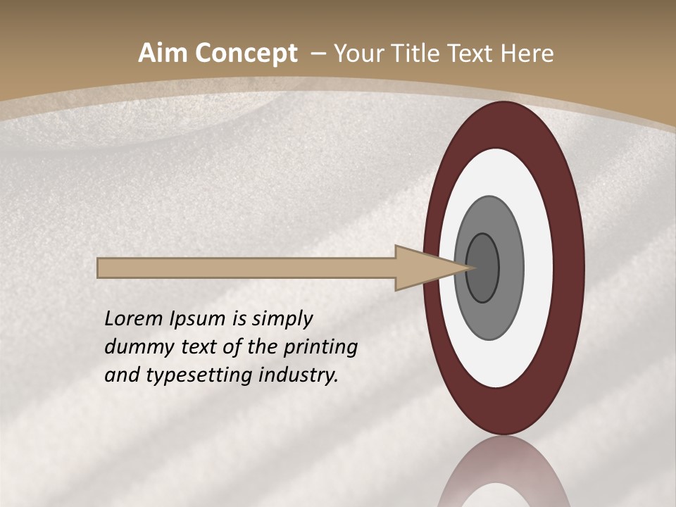 Pattern Sand Simplicity PowerPoint Template