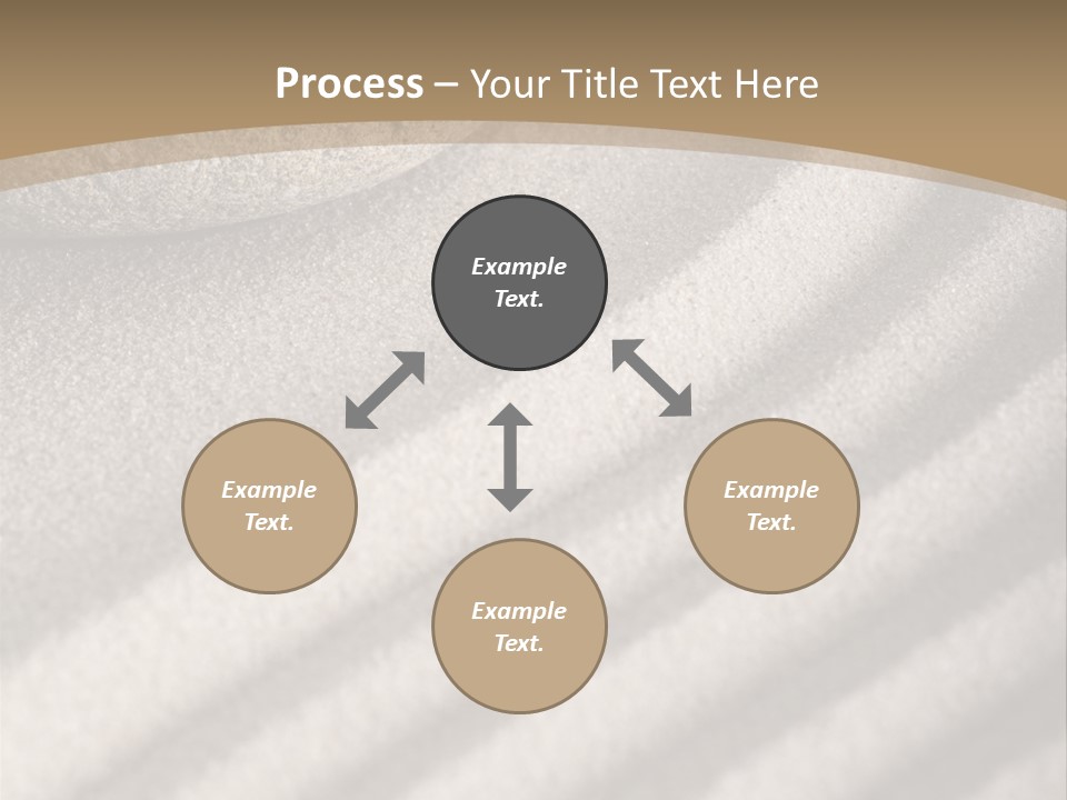 Pattern Sand Simplicity PowerPoint Template
