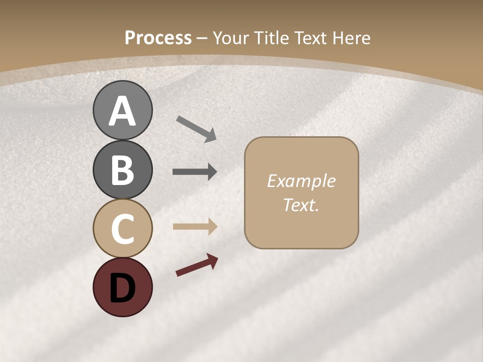 Pattern Sand Simplicity PowerPoint Template
