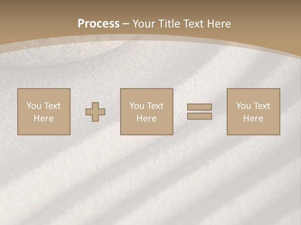 Pattern Sand Simplicity PowerPoint Template