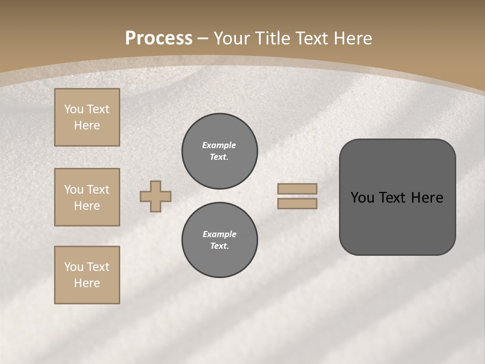 Pattern Sand Simplicity PowerPoint Template