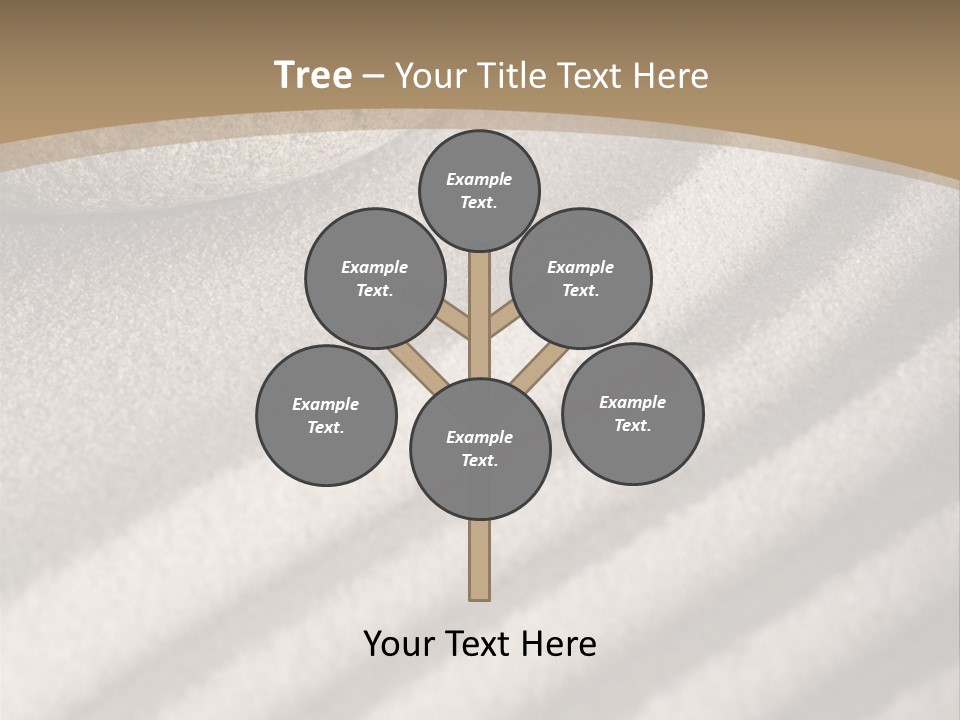 Pattern Sand Simplicity PowerPoint Template
