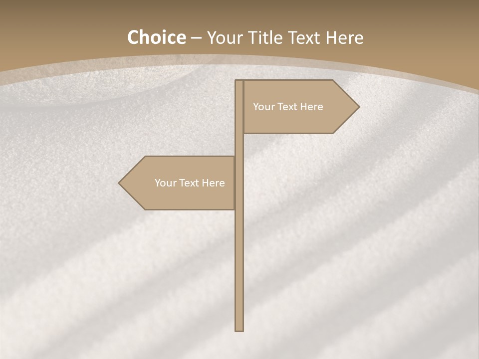Pattern Sand Simplicity PowerPoint Template