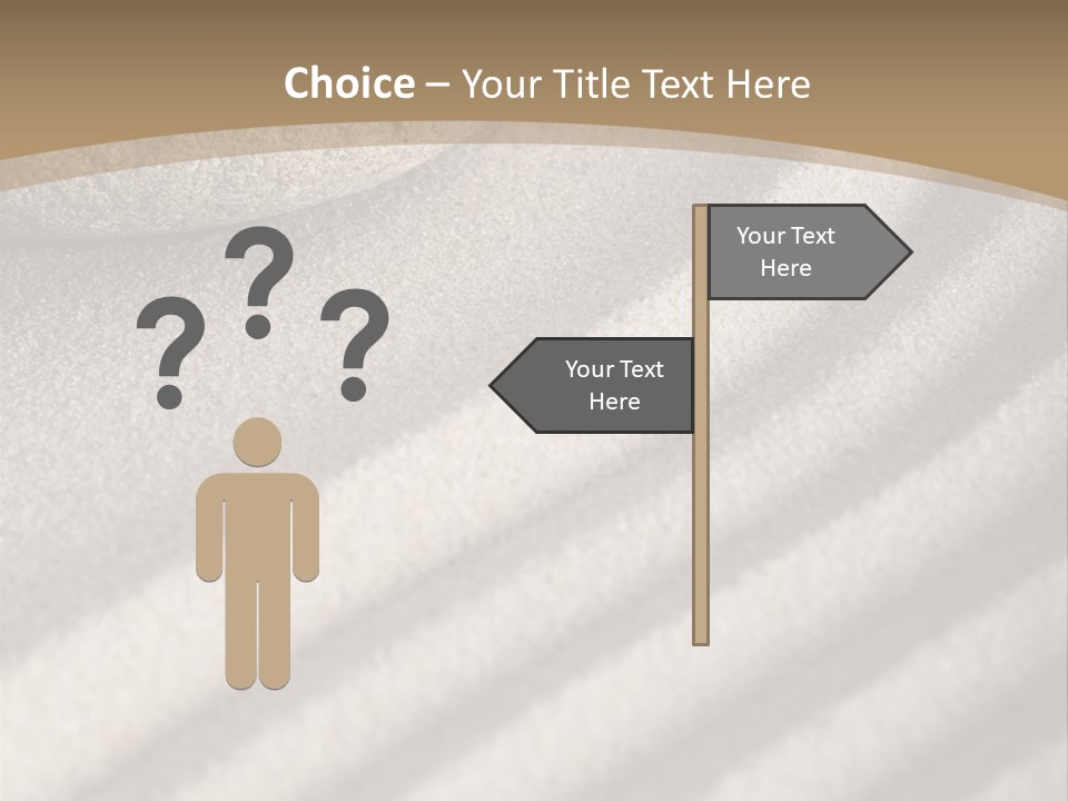 Pattern Sand Simplicity PowerPoint Template