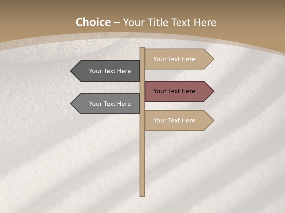 Pattern Sand Simplicity PowerPoint Template
