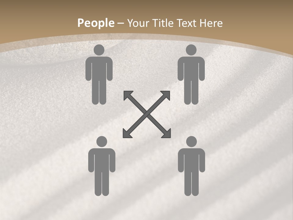 Pattern Sand Simplicity PowerPoint Template